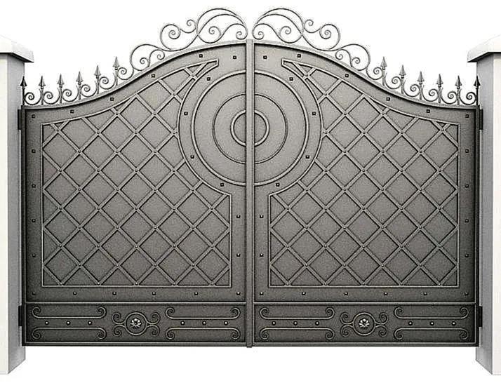 Распашные ворота Commander-8 (Нитроэмаль)