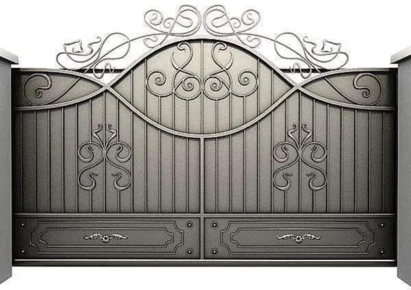 Распашные ворота Grand-1 (Нитроэмаль)