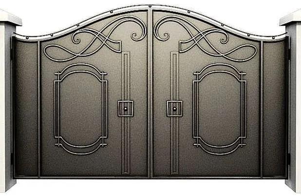 Распашные ворота Grand-4 (Нитроэмаль)
