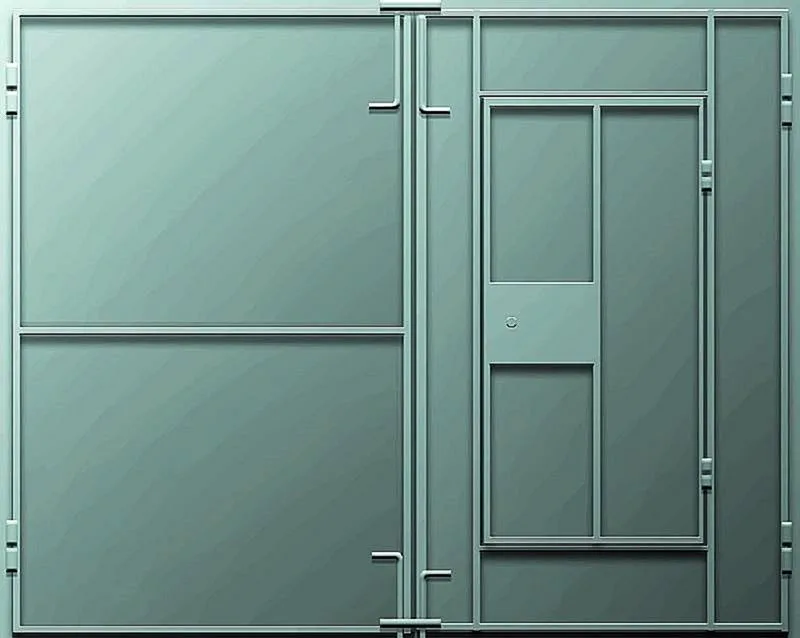 Распашные ворота Grand-20 (Нитроэмаль) - внешняя сторона